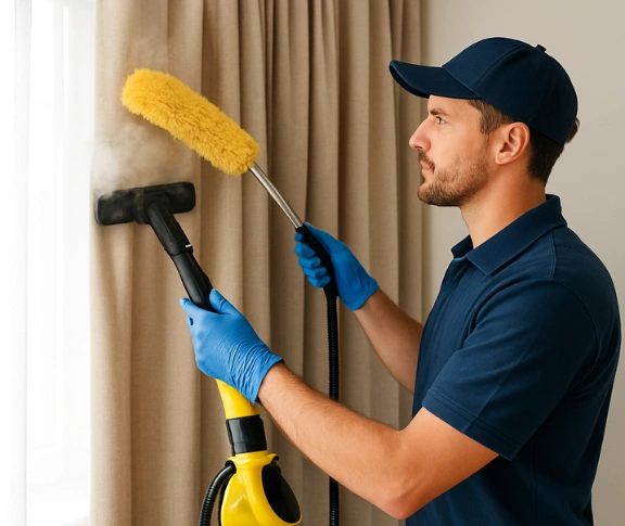 Trusted blind cleaning technician Matty Curtain Cleaning armadale-vic QLD