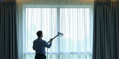 Commercial curtain steam cleaning service armadale-vic hotels offices