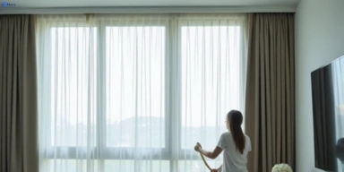 Delicate sheer drape cleaning armadale-vic Matty Curtain Cleaning